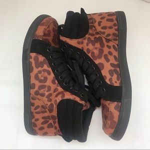 Cheetah high tops